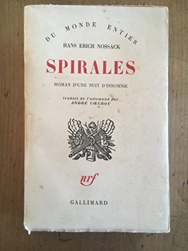 Spirales : Roman d'une nuit d'insomnie 9782070171934