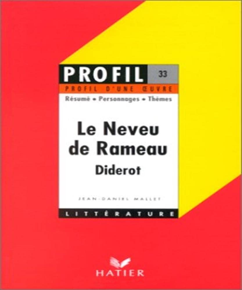 Le Neveu de Rameau, Diderot : analyse critique 9782218073205