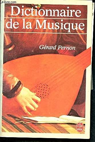 Dictionnaire de la musique 9782253038726