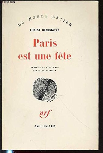 Paris est une fête 9782355901126