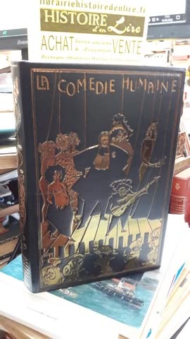 La Comédie Humaine par Honoré de BALZAC Tome 1 (La Maison du Chat-qui-pelote, Le Bal des Sceaux, La Bourse, La Vendetta, Madame Firmiani, La Fausse Maîtresse, Etude de Femme, Albert Savarin) chez Jean de Bonnot 