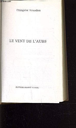 le vent de l'aube 9782298000276