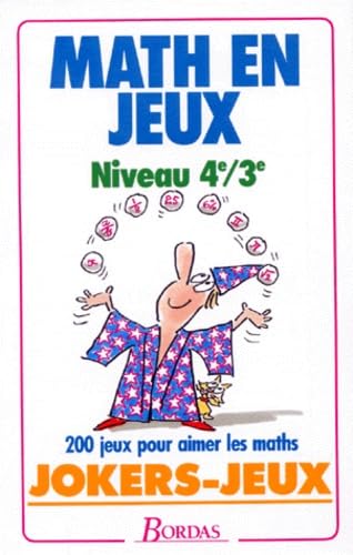 MATH EN JEUX 4/3E (Ancienne Edition) 9782040191474