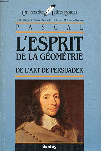 PASCAL/ULB ESPRIT GEOMET (Ancienne Edition) 9782040166519