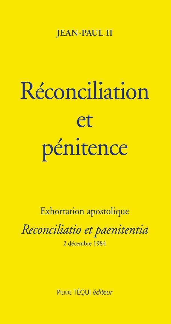 Reconciliation et penitence 9782740304082