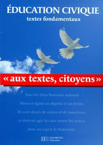 Aux textes, citoyens 9782011251961