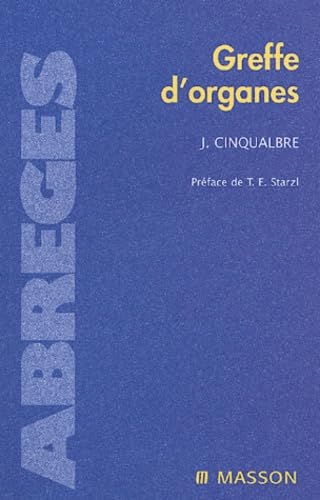 Greffe d'organes 9782294009099