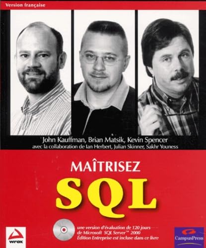 Maîtrisez SQL 9782744090035