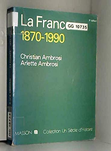 La France (1870-1990). 5eme Edition 9782225823961