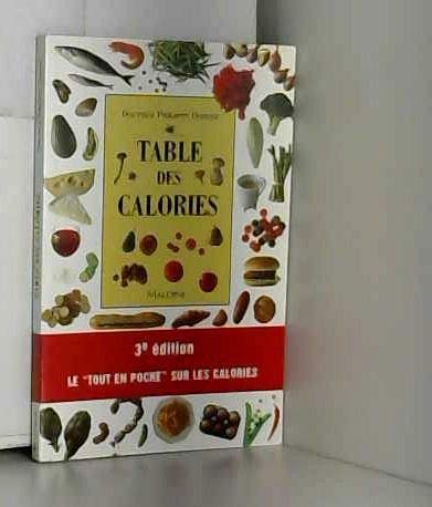 Table des calories, 3e édition 9782224026462