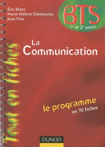 La communication BTS 1re et 2e années 9782100534807