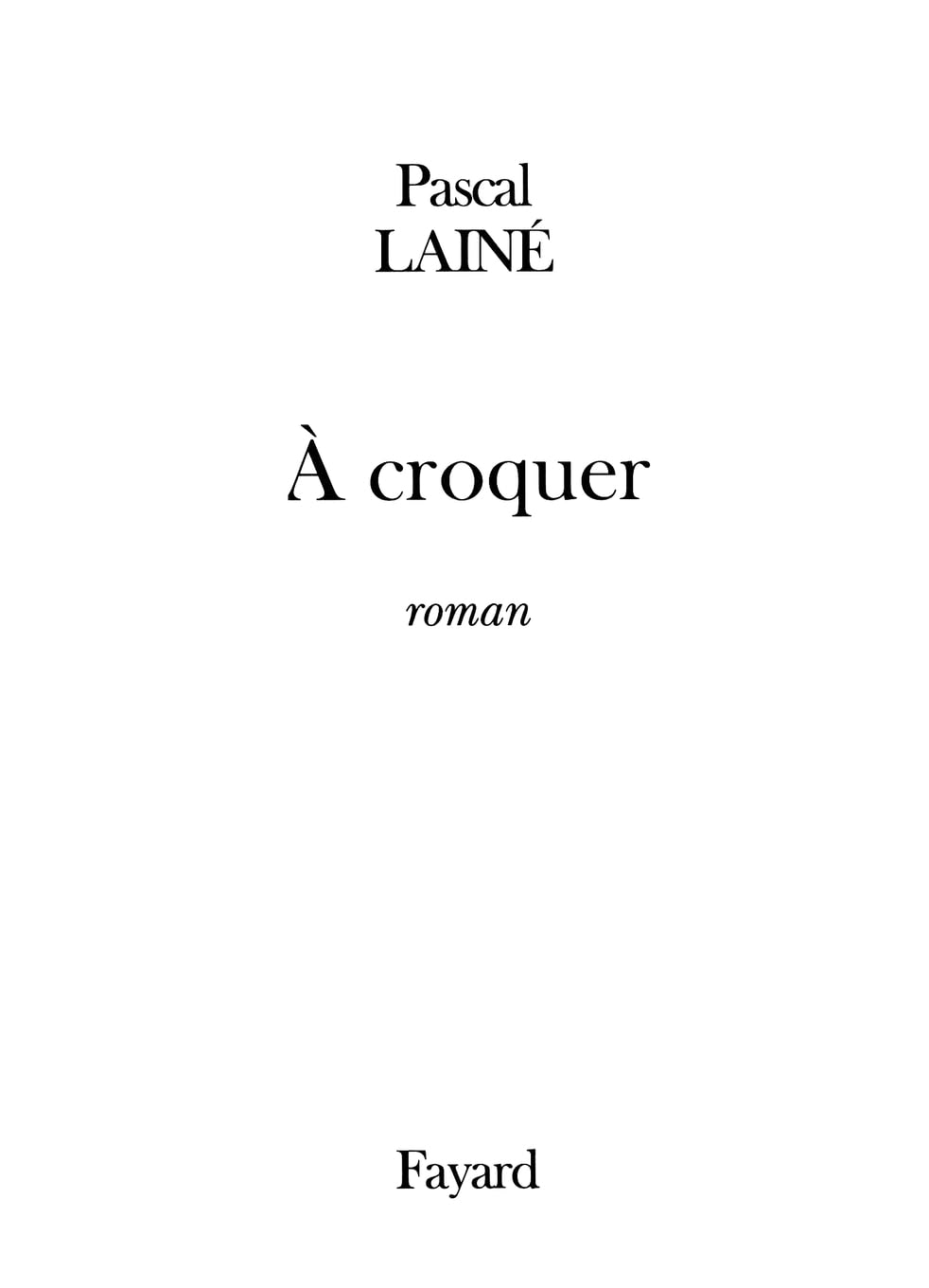A croquer 9782213607610