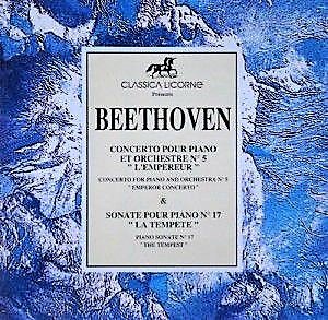 Beethoven : Concerto Pour Piano Et Orchestre N°5 Op.73 "L'empereur" & Sonate Pour Piano N°17 Op.31/2 "La Tempête" 3254567346089