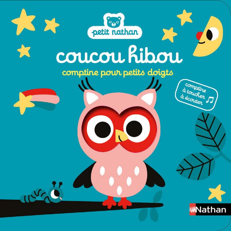 Coucou hibou - Comptine pour petits doigts - livre éveil - Dès 6 mois 9782092491560