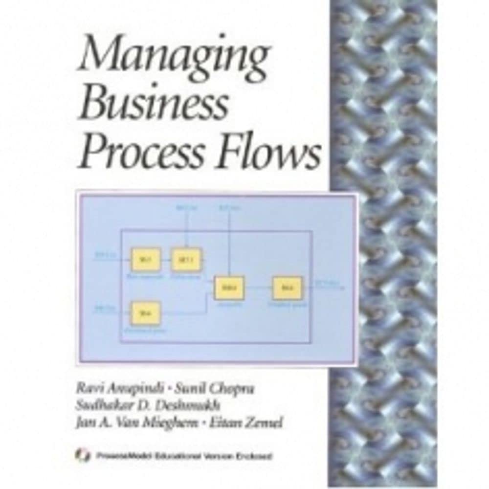 Managing Business Process Flows 9780139077753
