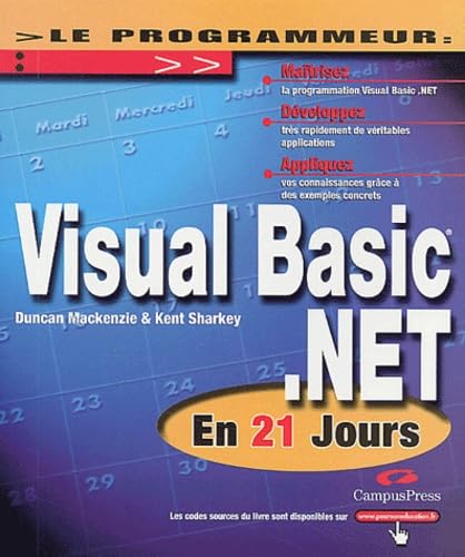 Visual Basic .NET en 21 jours 9782744013690