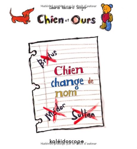 chien et ours chien change de nom 9782877676984