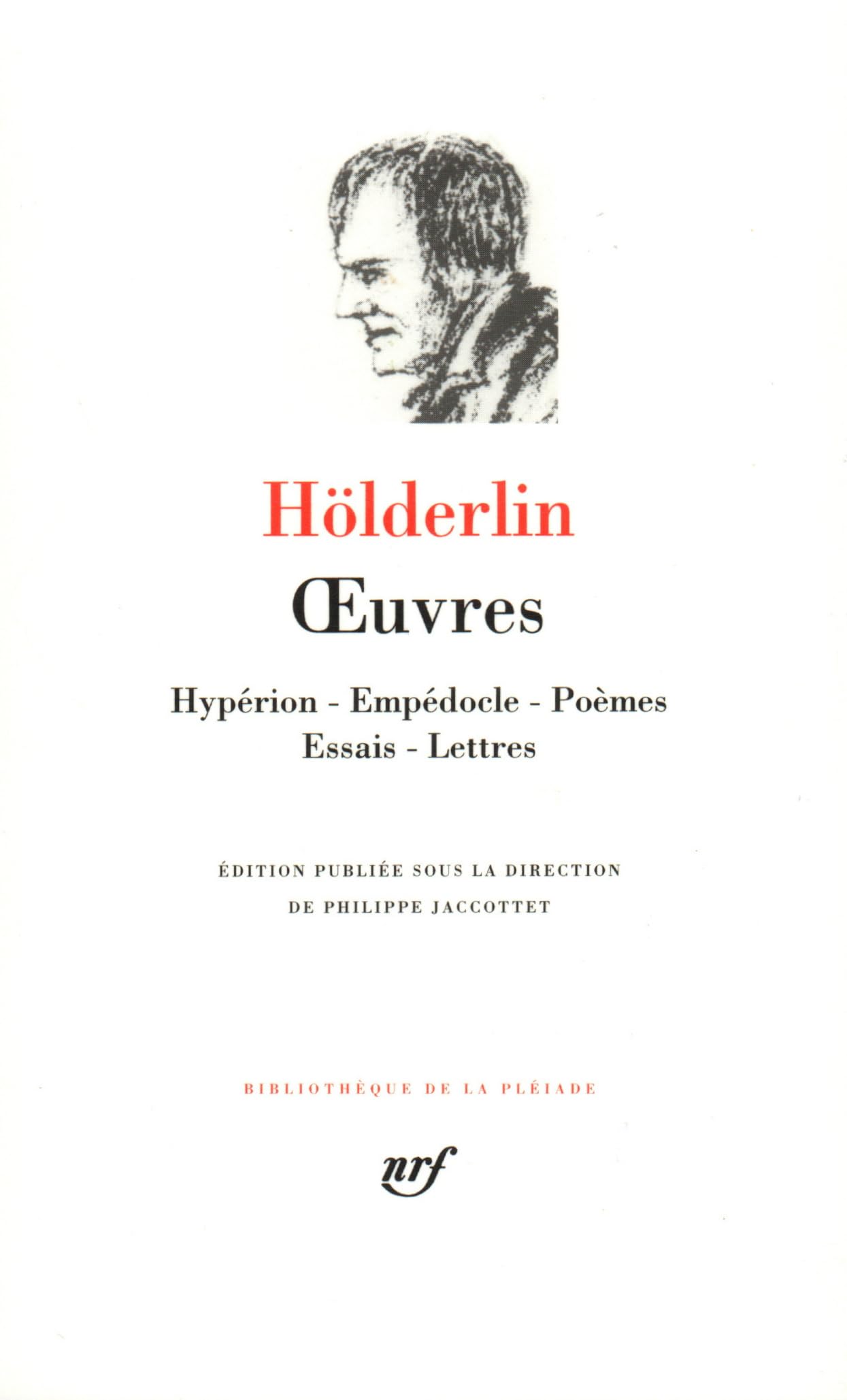 Hölderlin : Oeuvres 9782070102600