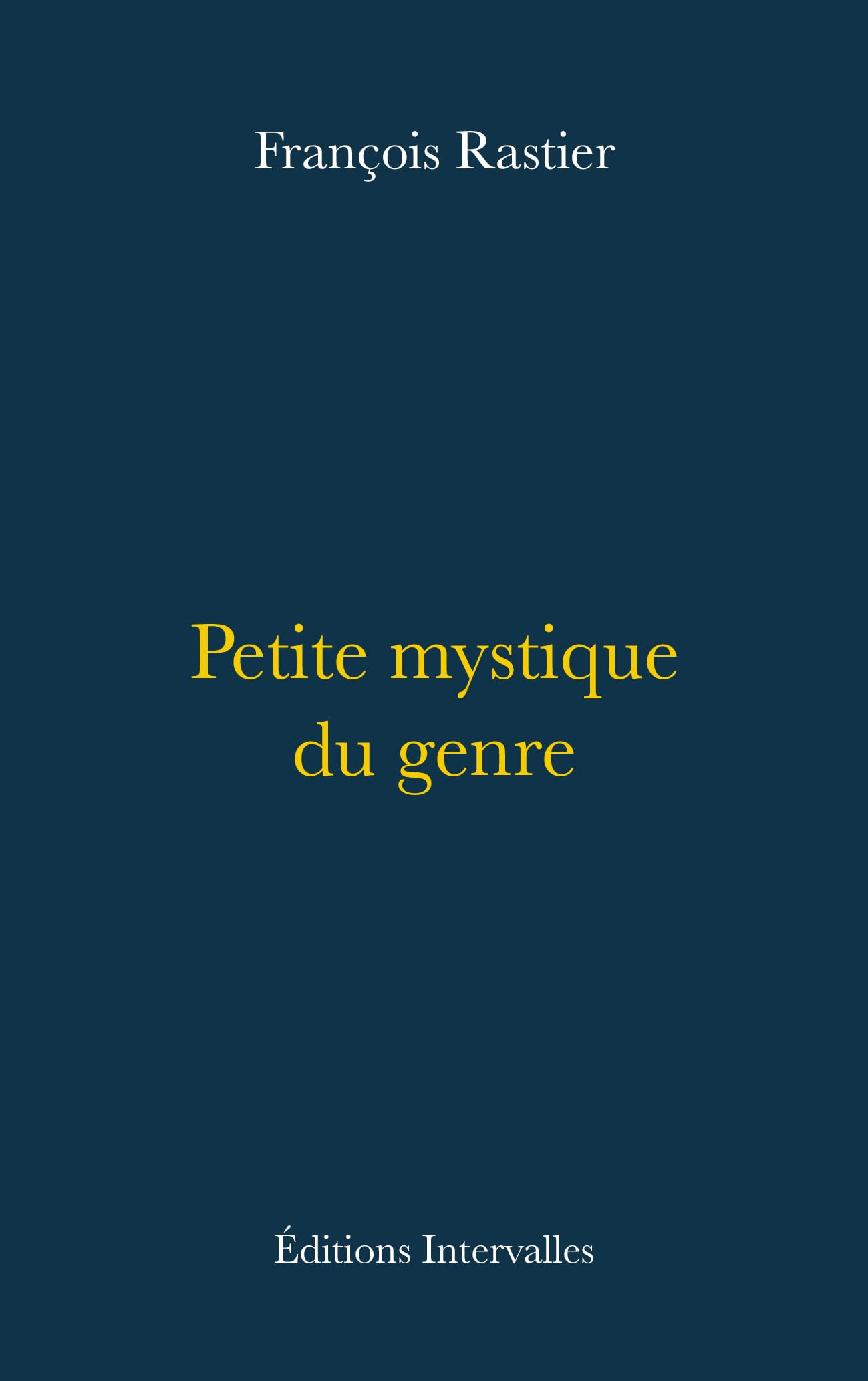 Petite mystique du genre 9782369563365