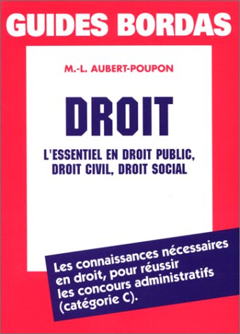 AUBERT/DROIT (Ancienne Edition) 9782040209988