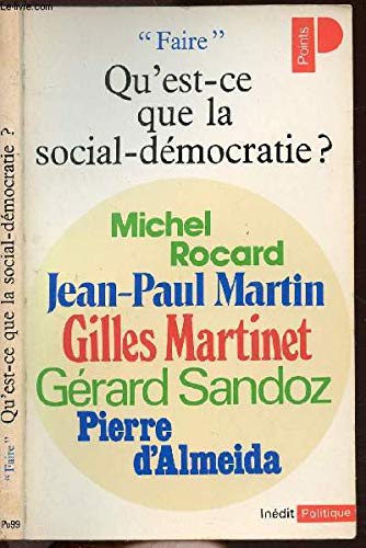 Qu'est-ce que la social-démocratie ? 9782020050784