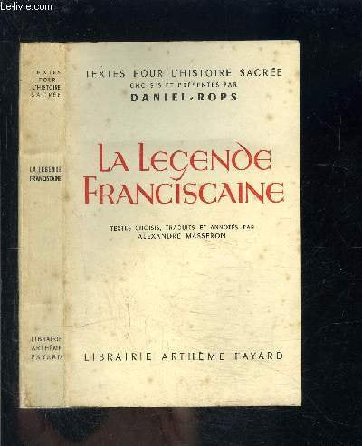 LA LEGENDE FRANCISCAINE 
