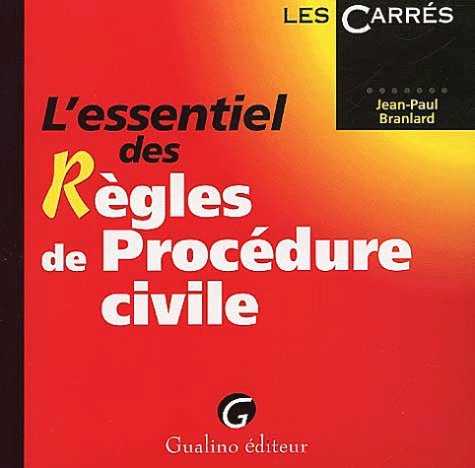 L'essentiel des règles de procédure civile 9782842005474