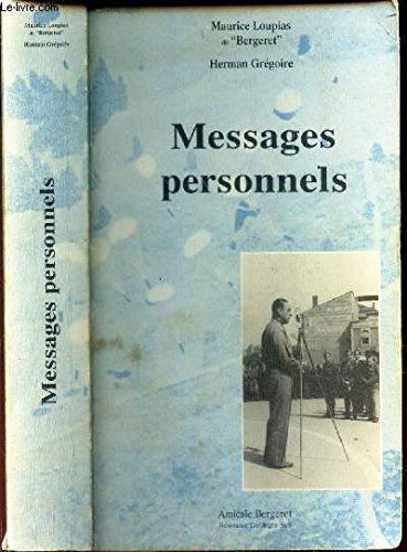 Messages personnels 9782912032102