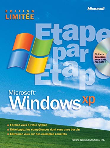 Microsoft Windows XP Etape par Etape manuel d'auto-apprentissage français 9782100064717