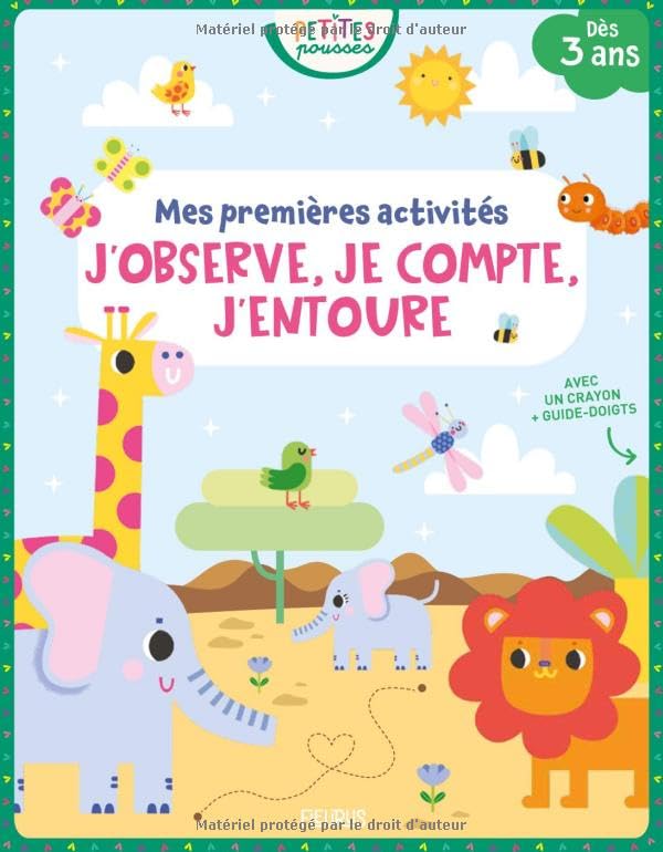 Mes premières activités - J'observe, je compte, j'entoure 9782215193692