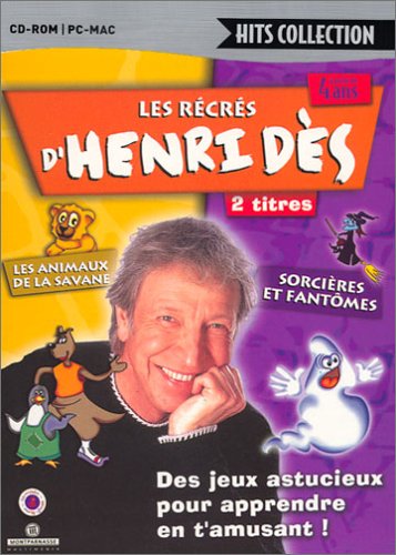 Henri Dès 2 titres : Les Animaux de la Savane, Sorcières et Fantômes 5390102457044