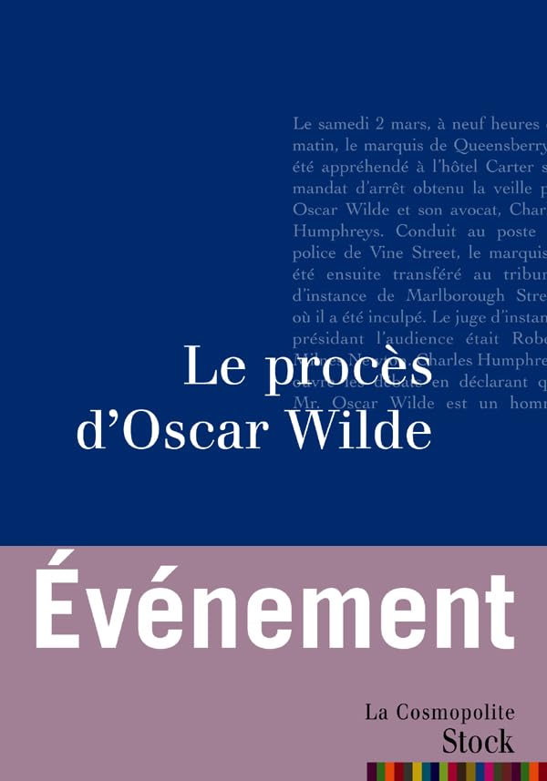 Le Procès d'Oscar Wilde 9782234058224