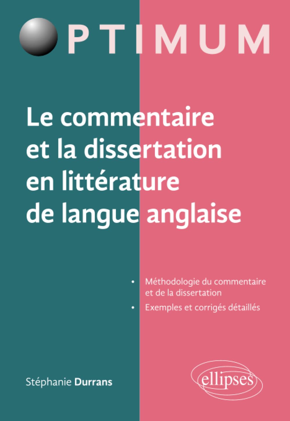 Le commentaire et la dissertation en littérature de langue anglaise 9782340012103
