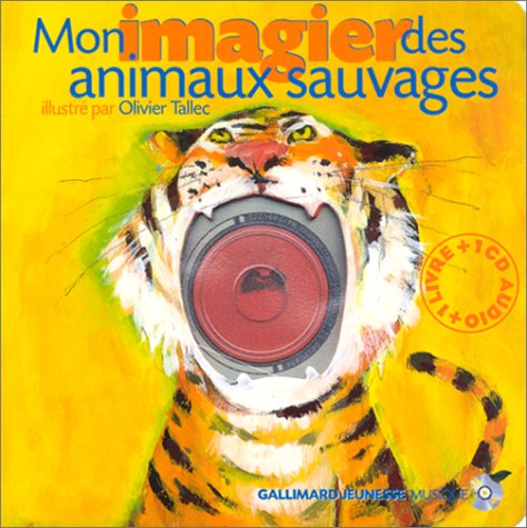 Mon imagier des animaux sauvages (1 livre + 1 CD audio) 9782070539437