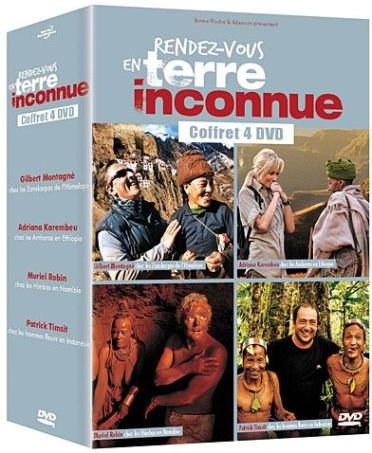 Rendez-vous en terre inconnue : Gilbert Montagné, Adriana Karembeu, Muriel Robin & Patrick Timsit - coffret 4 DVD 8717418256203