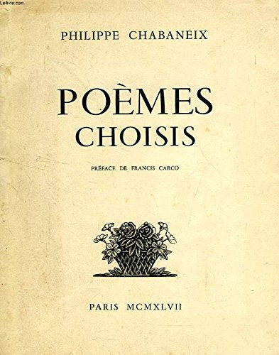 Poèmes choisis 9782013212977