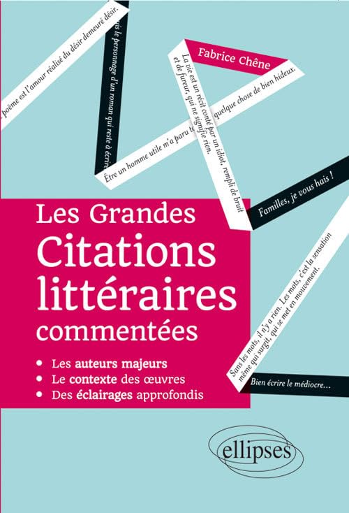 Les grandes citations littéraires commentées 9782340008229