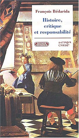Histoire, critiques et responsabilité 9782870279823