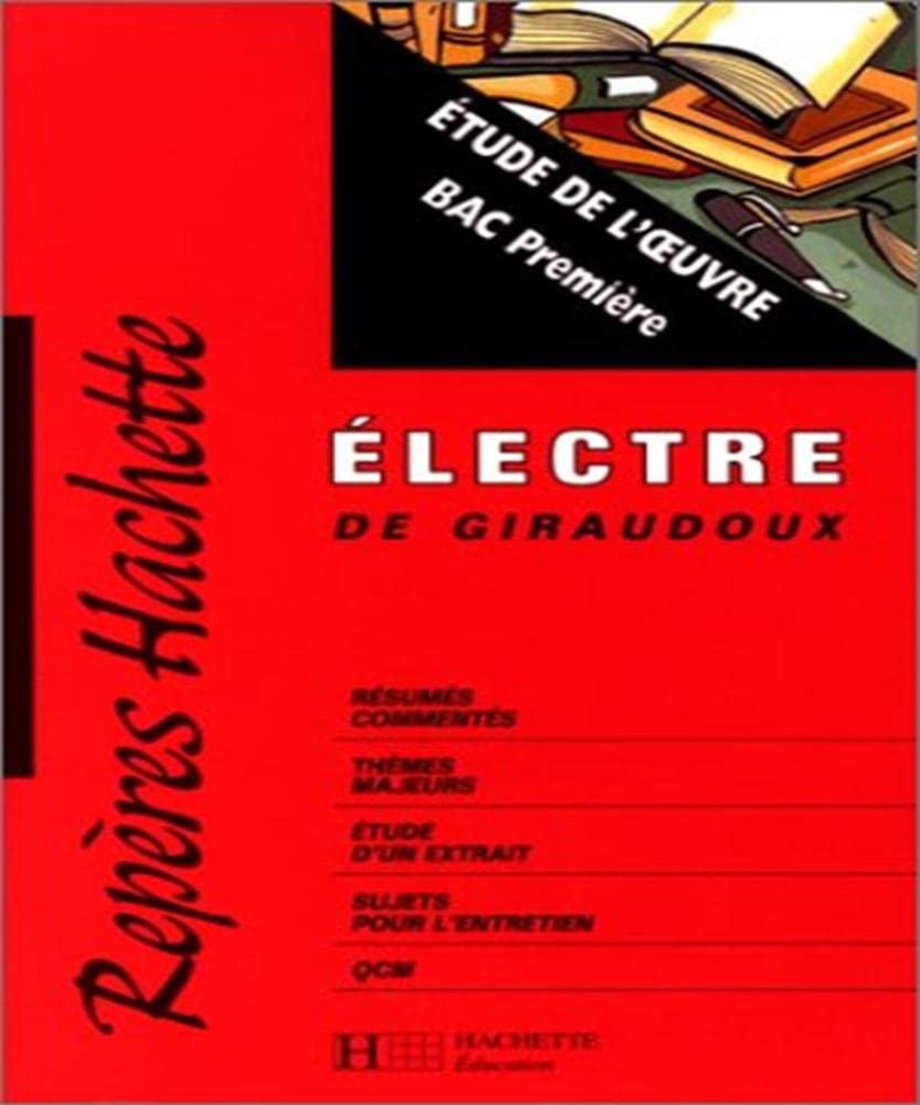 Electre, de Jean Giraudoux 9782011673978