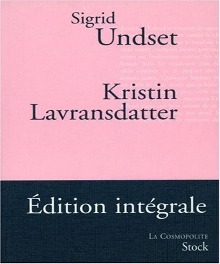 kristin Lavransdatter (trilogie) 9782234060135