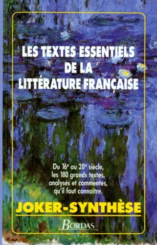 704-TEXT.ESSENT.LITT.FR. (Ancienne Edition) 9782040193003
