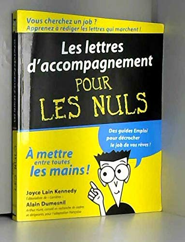 Les Lettres d'accompagnement pour les Nuls 9782876916524