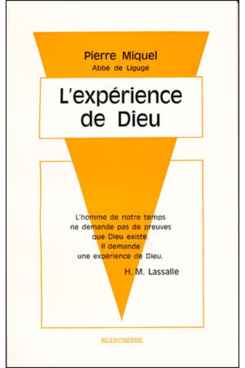 L'expérience de Dieu 9782701003900