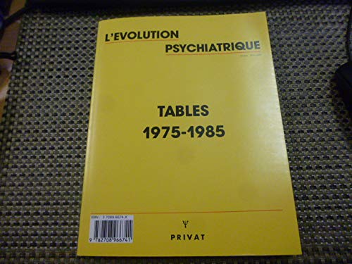 Table des matières evol psy 1975 1985 092193 9782708966741