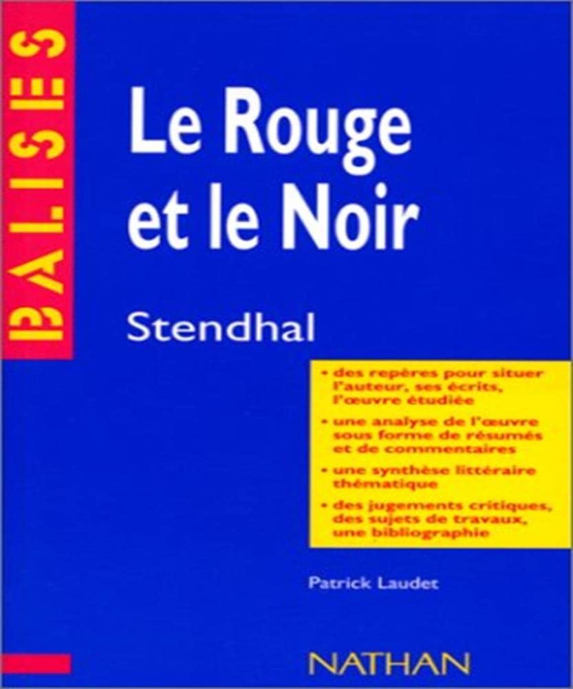 Le Rouge Et Le Noir, Stendhal 9782091886060