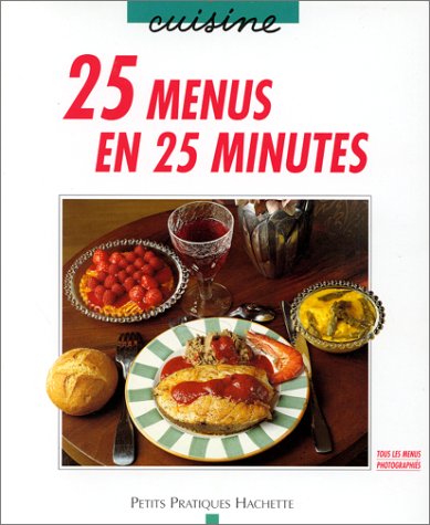 25 menus en 25 minutes 9782016207963