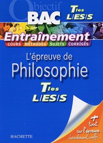 L'épreuve de Philosophie Tle S-ES-S 9782011693532