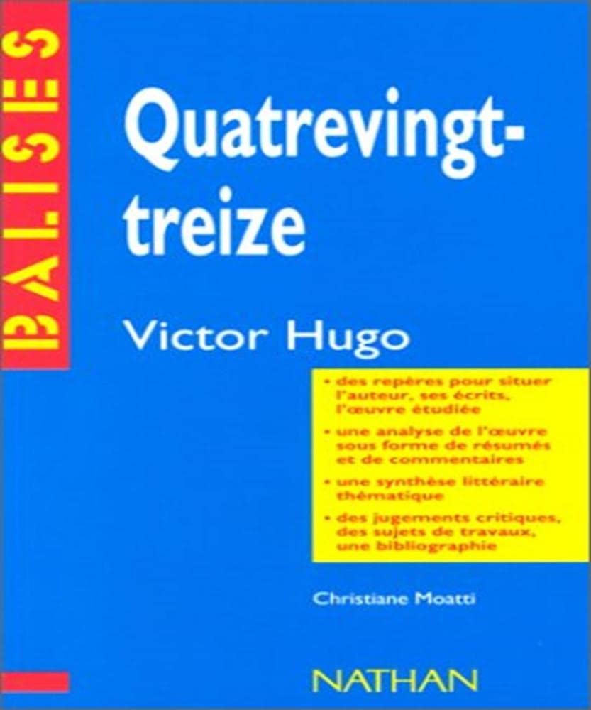 Quatrevingt-treize de Victor Hugo 9782091807850