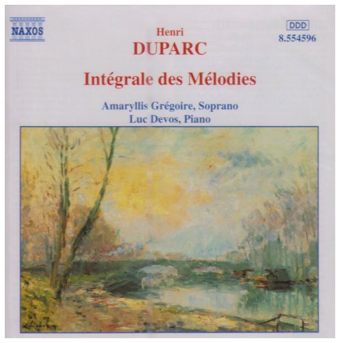 Henri Duparc : intégrale des mélodies 0636943459621