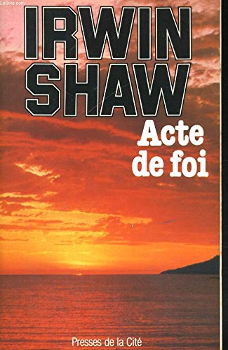 Acte de foi 9782258007871